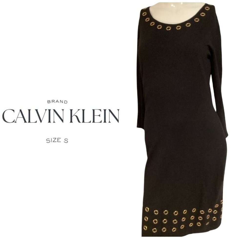 Calvin Klein Grommet Dress Black